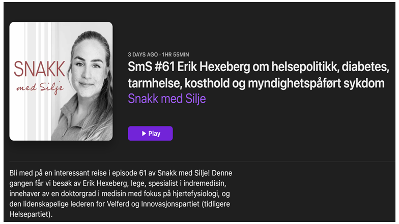 Erik Hexeberg er gjest i Snakk med Silje